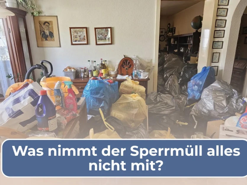 Was nimmt der Sperrmüll alles nicht mit