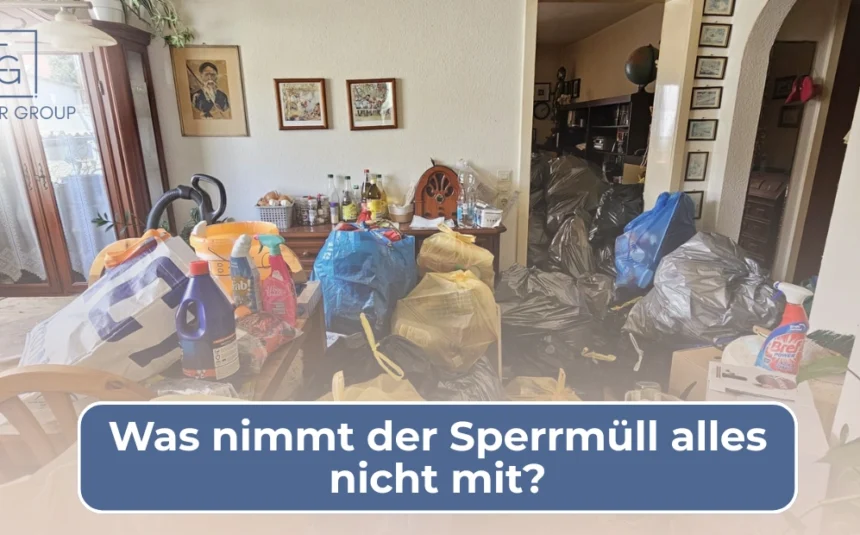 Was nimmt der Sperrmüll alles nicht mit