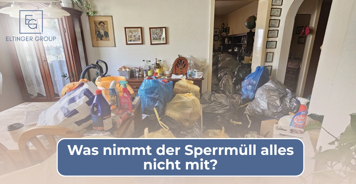 Was nimmt der Sperrmüll alles nicht mit